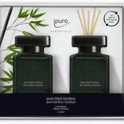 Lüften Ipuro Black Bamboo Set (2x 50ml) Luftverbesserer