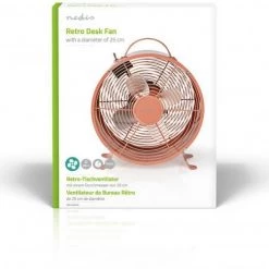 Ventilatoren Nedis FNCL10PK20 Retro (25cm) Tischventilator Retro-rosa -Heizen Verkäufe 2022 1526d3f5 e54f 4294 9f19 ce902786841b 600x600