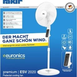 Ventilatoren Fakir ESV2020 Euronics Sondermodell Standventilator Weiß