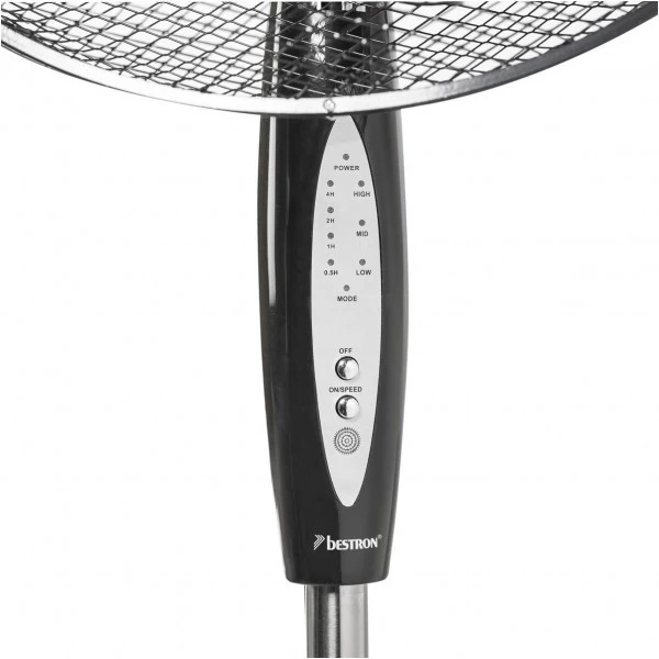Ventilatoren Bestron ASV 45 ZR Standventilator Schwarz 3 Ventilatoren Bestron ASV 45 ZR Standventilator Schwarz – Bild 3