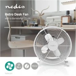 Ventilatoren Nedis FNCL10WT20 Retro (25cm) Tischventilator Weiß -Heizen Verkäufe 2022 2ec5bce0 d831 48d6 b326 0065e1c1d3df 600x600