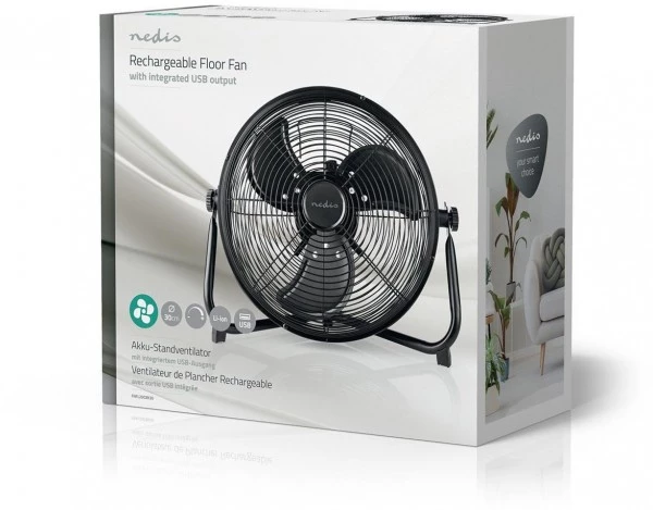 Ventilatoren Nedis FNFL20CBK30 Bodenventilator Schwarz 4 Ventilatoren Nedis FNFL20CBK30 Bodenventilator Schwarz – Bild 4