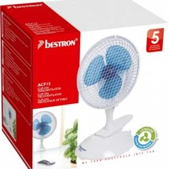 Ventilatoren Bestron ACF 15 Tischventilator Weiß/blau 5 Ventilatoren Bestron ACF 15 Tischventilator Weiß/blau -Heizen Verkäufe 2022 48eac99b 6178 47c4 b80a f3eba5907c81 600x600