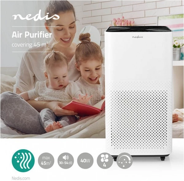 Lüften Nedis AIPU300CWT Luftreiniger Weiß 6 Lüften Nedis AIPU300CWT Luftreiniger Weiß – Bild 6