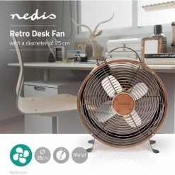 Ventilatoren Nedis FNCL10CO20 Retro (25cm) Tischventilator Kupfer -Heizen Verkäufe 2022 5a3b5946 2cdc 44e7 867d 00b1ff851968 600x600