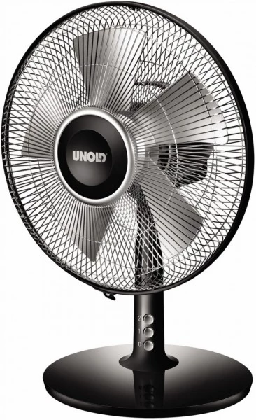 Ventilatoren Unold 86817 Tischventilator Silverline Schwarz/silber 1 Ventilatoren Unold 86817 Tischventilator Silverline Schwarz/silber