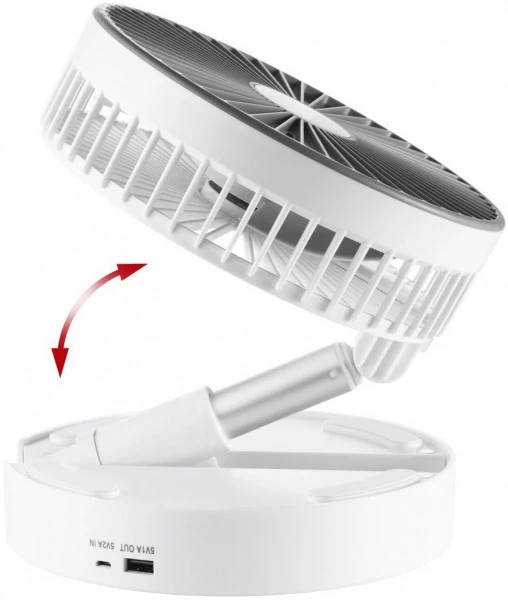 Ventilatoren Unold 86720 Teleskop-Venti Cordless Weiß/grau 4 Ventilatoren Unold 86720 Teleskop-Venti Cordless Weiß/grau – Bild 4