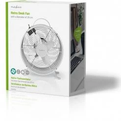 Ventilatoren Nedis FNCL10WT20 Retro (25cm) Tischventilator Weiß -Heizen Verkäufe 2022 69ed992e 0ae8 4e13 a96c 691b00ebf525 600x600