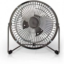 Ventilatoren Nedis FNDK1GM15 Mini-Ventilator (15cm) Tischventilator Stahlgrau