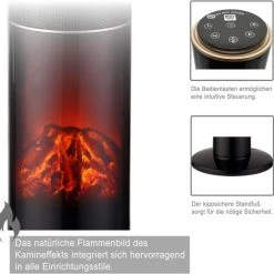 Heizen SHX SHX20HSKE2002F Heizlüfter Elektrisches Kaminfeuer Schwarz -Heizen Verkäufe 2022 760940d4 1287 4629 8e51 128fc8eb6a0a 600x600