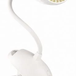 Ventilatoren Unold 86680 Tischventilator Breezy Clip Weiß/gelb