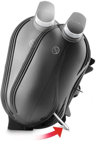 Heizen DeLonghi HFS 30C24.DG Capsule Hobby Heizlüfter Schwarz 3 Heizen DeLonghi HFS 30C24.DG Capsule Hobby Heizlüfter Schwarz – Bild 3