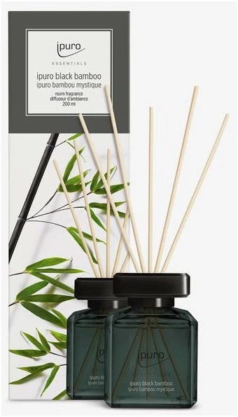 Lüften Ipuro Black Bamboo Raumduft (200ml) Luftverbesserer 1 Lüften Ipuro Black Bamboo Raumduft (200ml) Luftverbesserer