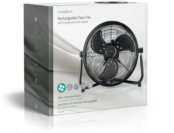 Ventilatoren Nedis FNFL20CBK30 Bodenventilator Schwarz 3 Ventilatoren Nedis FNFL20CBK30 Bodenventilator Schwarz – Bild 3