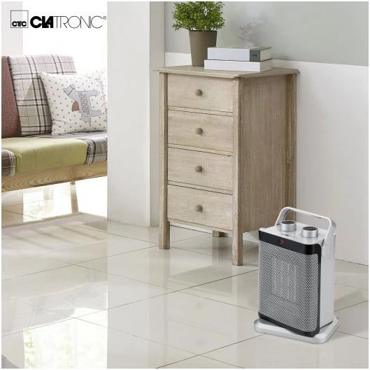 Heizen Clatronic HL 3631 Keramik-Heizer Silber 5 Heizen Clatronic HL 3631 Keramik-Heizer Silber – Bild 5