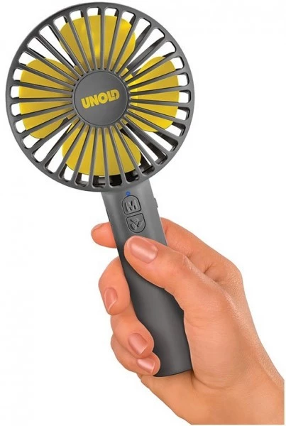 Ventilatoren Unold Breezy Handventilator Grau/gelb 5 Ventilatoren Unold Breezy Handventilator Grau/gelb – Bild 5