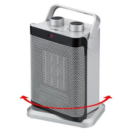 Heizen Clatronic HL 3631 Keramik-Heizer Silber 2 Heizen Clatronic HL 3631 Keramik-Heizer Silber – Bild 2