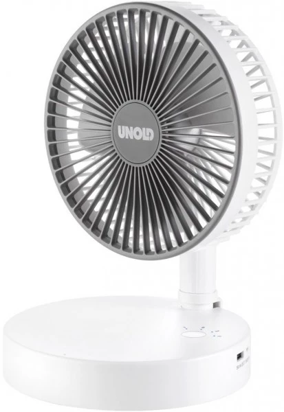 Ventilatoren Unold 86720 Teleskop-Venti Cordless Weiß/grau 1 Ventilatoren Unold 86720 Teleskop-Venti Cordless Weiß/grau