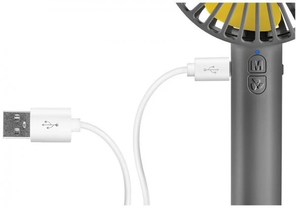 Ventilatoren Unold Breezy Handventilator Grau/gelb 4 Ventilatoren Unold Breezy Handventilator Grau/gelb – Bild 4