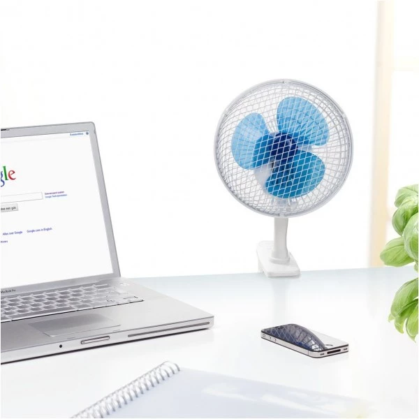 Ventilatoren Bestron ACF 15 Tischventilator Weiß/blau 2 Ventilatoren Bestron ACF 15 Tischventilator Weiß/blau – Bild 2