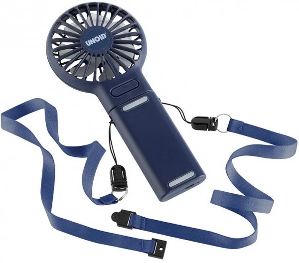 Ventilatoren Unold 86648 Handventilator Breezy Fold Blau 2 Ventilatoren Unold 86648 Handventilator Breezy Fold Blau – Bild 2