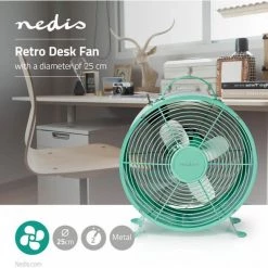 Ventilatoren Nedis FNCL10TQ20 Retro (25cm) Tischventilator Türkis -Heizen Verkäufe 2022 c57ad741 fc99 4065 893c b4e3883c79e4 600x600