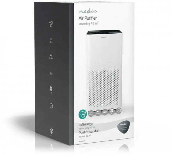 Lüften Nedis AIPU300CWT Luftreiniger Weiß 3 Lüften Nedis AIPU300CWT Luftreiniger Weiß – Bild 3