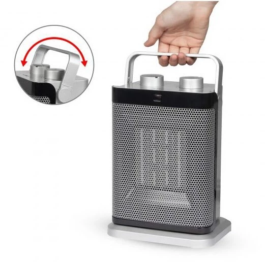 Heizen Clatronic HL 3631 Keramik-Heizer Silber 3 Heizen Clatronic HL 3631 Keramik-Heizer Silber – Bild 3