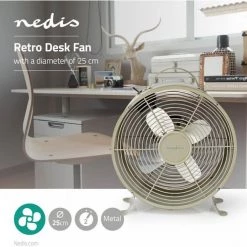 Ventilatoren Nedis FNCL10GY20 Retro (25cm) Tischventilator Grau -Heizen Verkäufe 2022 dbb3f55b 8f3c 4829 a26d 18715f392cff 600x600