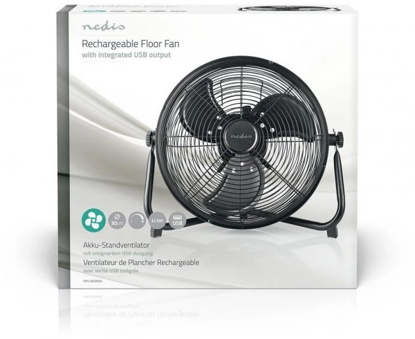Ventilatoren Nedis FNFL20CBK30 Bodenventilator Schwarz 5 Ventilatoren Nedis FNFL20CBK30 Bodenventilator Schwarz – Bild 5