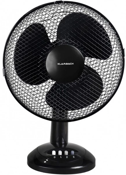 Ventilatoren Klarbach VT 35081 Tischventilator Schwarz 1 Ventilatoren Klarbach VT 35081 Tischventilator Schwarz