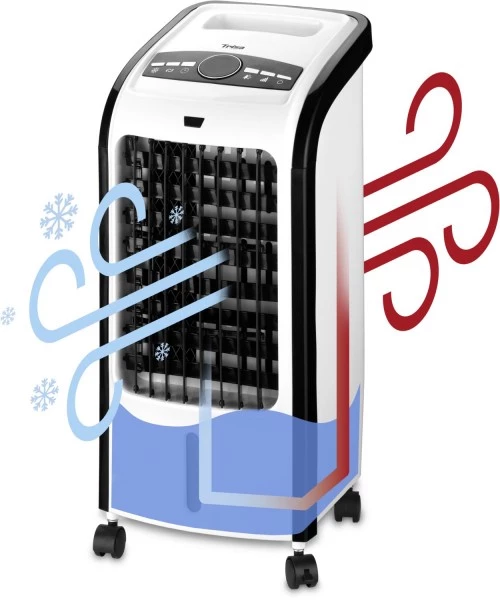 Ventilatoren Trisa "Hydro Cool" Luftkühler Weiß/schwarz 2 Ventilatoren Trisa "Hydro Cool" Luftkühler Weiß/schwarz – Bild 2