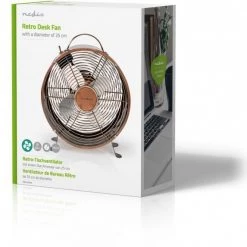 Ventilatoren Nedis FNCL10CO20 Retro (25cm) Tischventilator Kupfer -Heizen Verkäufe 2022 ef345bea 0984 4b33 8268 dcd9fb9dbeab 600x600