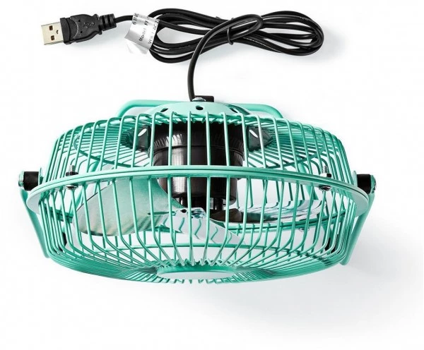 Ventilatoren Nedis FNDK1TQ15 Mini-Ventilator (15cm) Tischventilator Türkis 6 Ventilatoren Nedis FNDK1TQ15 Mini-Ventilator (15cm) Tischventilator Türkis – Bild 6