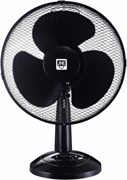 Ventilatoren SHE SHE30TI2002 Tischventilator Schwarz 1 Ventilatoren SHE SHE30TI2002 Tischventilator Schwarz